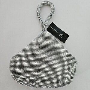 I.N.C. INTERNATIONAL CONCEPTS Doris Sparkle Mesh Pouch